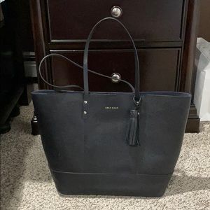 Cole Haan Tote Style Bag - Black Leather